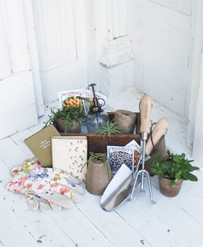 Garden gift basket