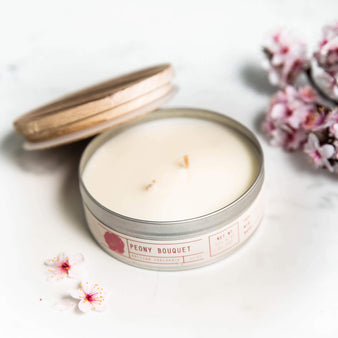 Peony Bouquet Candle product photo