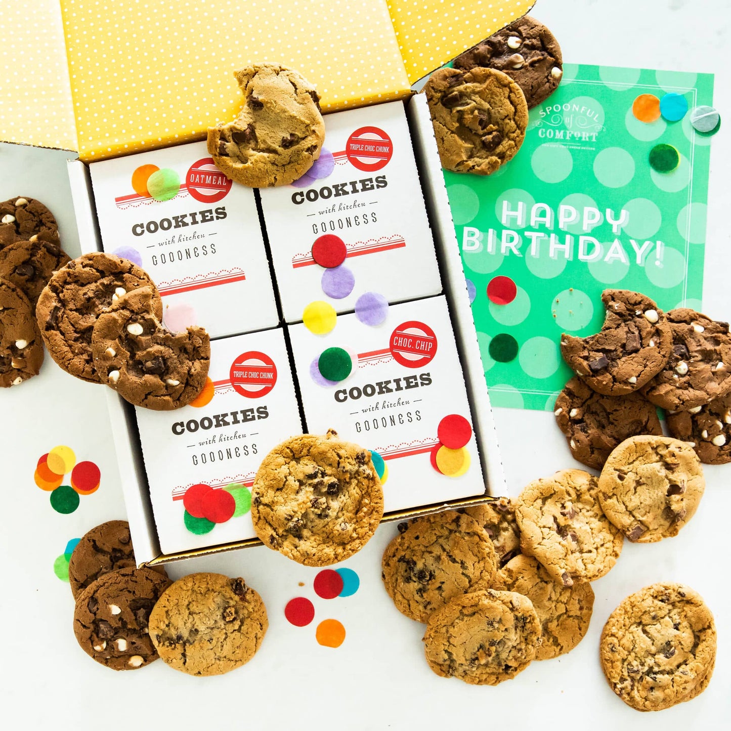 Birthday Cookie Comforts two dozen package product image