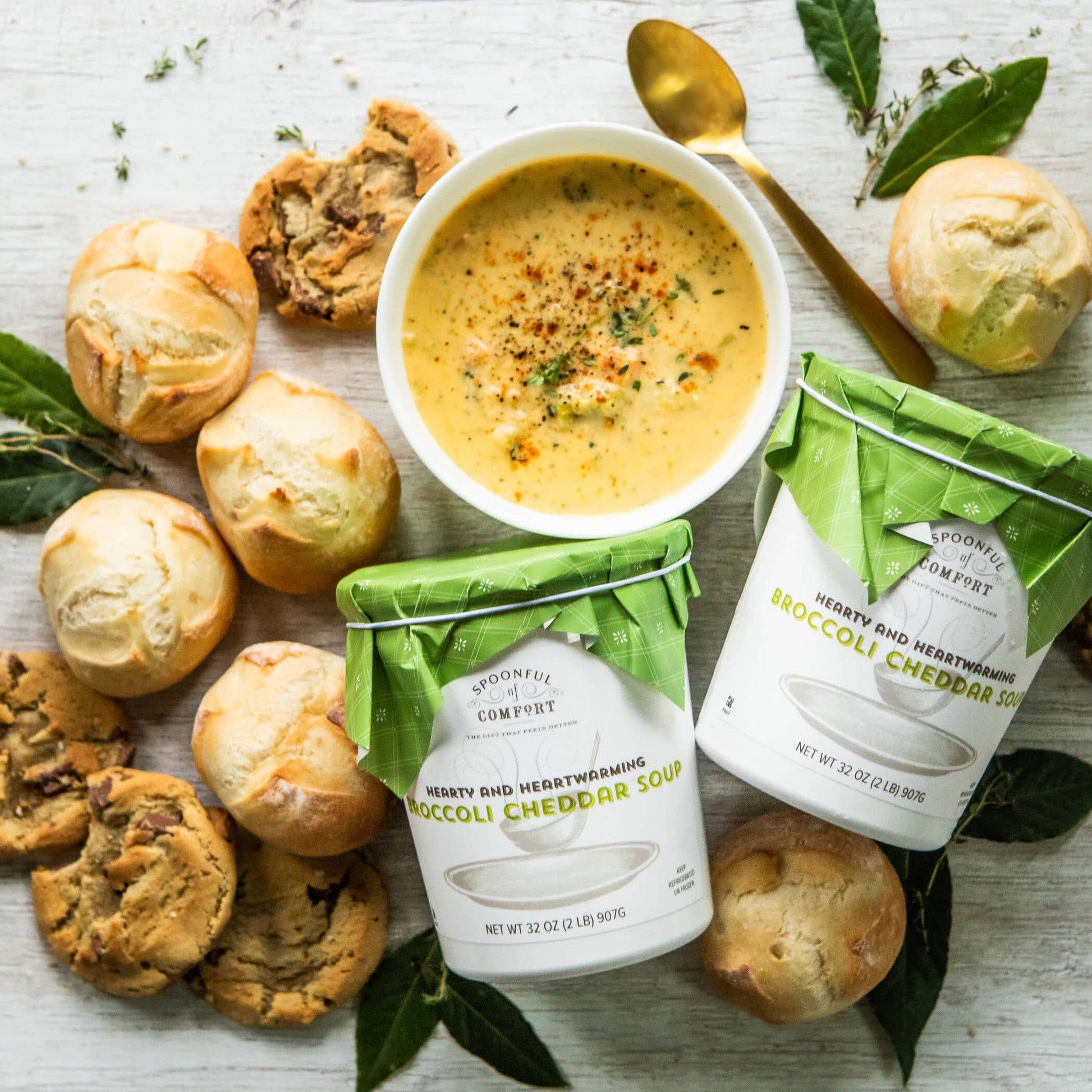 broccoli cheddar soup package product image